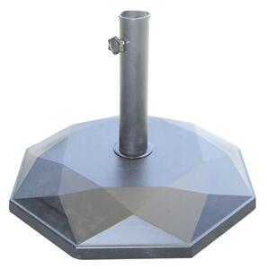 Base per Ombrellone da Giardino Ø48 in Cemento 25Kg Vorghini UnShake Nera