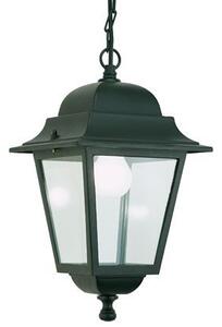 Lampada Lanterna Sospesa Colore Nero da Esterno Linea Quadrata Sovil