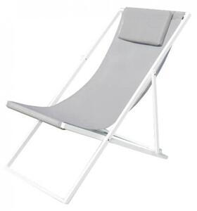 Sdraio Avana 97x52x76 h cm in Textilene Bianco