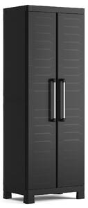 Armadio in Resina 4 Ripiani 65x45x182 cm Keter Detroit Portascope Nero