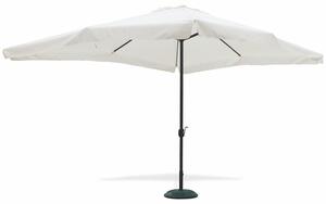 Ombrellone Rettangolare da Giardino 3x4 m Palo Ø48 mm in Alluminio Soriani Ecrù