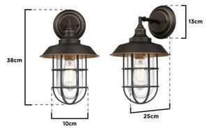 Westinghouse 6121640 - Lampada da parete per esterni IRON HILL 1xE27/60W/230V IP44