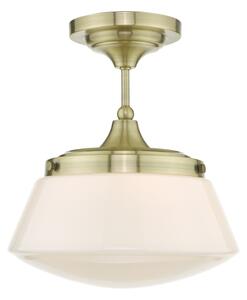 Där Lighting CAD0175 -Plafoniera da bagno CADEN 1xE27/60W/230V IP44 ottone