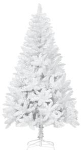 Albero di Natale Artificiale 180 cm 550 Rami in PVC Bianco