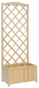 Fioriera da Giardino 60x31xh150 cm in Legno Naturale Rama
