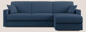 Chris Divano letto angolare 5 posti in tessuto impermeabile T13 blu