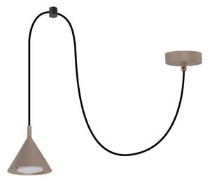Brilagi - Lampada a sospensione con cavo CONE SINGLE SPIDER 1xGX53/15W/230V beige