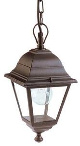 Lampada Lanterna Sospesa Piccola Colore Nero da Esterno Linea Mini Quadrata Sovil