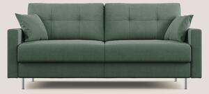 Megan divano letto matrimoniale in microfibra smacchiabile T11 verde
