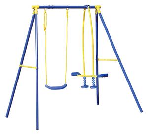 Altalena da Giardino 3 Posti con Cavallina 187x142x182 cm