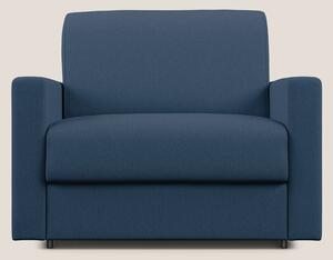 Chris poltrona letto in tessuto impermeabile T13 blu