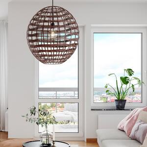 By Rydens Lampada a sospensione Broom Ø 60 cm, colore: caffè