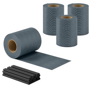 Outsunny Recinzione da Giardino Privacy, Resistente UV e Vento con Clips, Grigio. | Aosom Italy