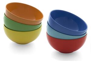 Set 6 Coppette in Gres Kaleidos Multicolor