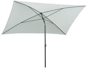 Ombrellone da Giardino 2,4x1,5 m Palo Ø27 mm in Acciaio Maffei Kronos Ecrù
