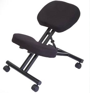 Sedia Sgabello Svedese da Ufficio Ortopedico Ergonomico in Acciaio Tosini F 2913