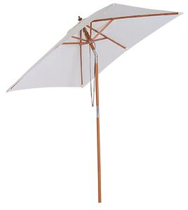Ombrellone da Giardino 2x1,5 m Palo Ø38 mm in Legno Beige