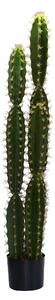 Pianta cactus Artificiale con vaso tondo cm Ø18xh124