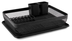 Scolapiatti e Posate 46x29x14 cm Collection Nero