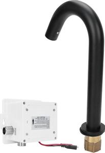 Rubinetto lavabo automatico intelligente nero - Rubinetto verticale con sensore - Temperatura di esercizio 0-65 - G1/2 