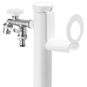 Portatubo per Fontane da Giardino in Acciaio Belfer 42/PGS Bianco