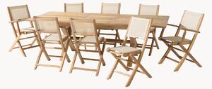 Set da giardino in legno di teak Fun, set da 9