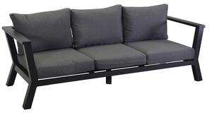 Divano 3 Posti 193x78xh84 cm in Alluminio Riverton Antracite