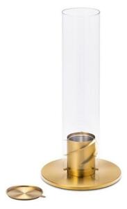 Lampada a Bioetanolo da Tavolo Ø12x54 cm in Acciaio Inossidabile Oro