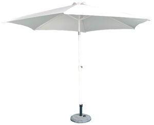 Ombrellone da Giardino Ø3 m Palo Ø38 mm in Alluminio Bianco