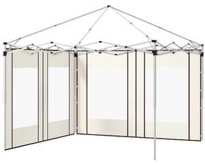 Outsunny Set da 2 pannelli laterali per gazebo con porte e finestre con zip, per gazebo pop-up da 3x3m o 3x6m