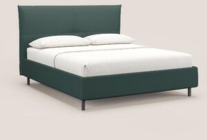 Izumi letto imbottito contenitore con piedi alti in tessuto smacchiabi