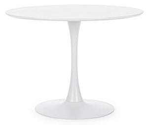 Tavolo Ø100x75h cm Bloom Bianco Opaco