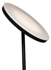 Lampada da terra LED dimmerabile NORA, 25W 230V (2200/3000/4000K) + LED 5W 3000K, nera, con telecomando