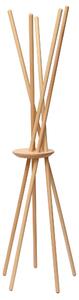 Appendiabiti da Terra 172x53x48 cm in Legno Naturale