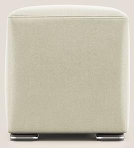 Cube pouf in microfibra smacchiabile T11 panna