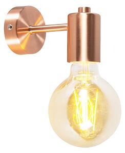 Lampada da parete Art Déco intelligente in rame incl. Lampadina WiFi G95 - Facil