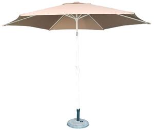 Ombrellone da Giardino Ø3 m Palo Ø38 mm in Alluminio Tortora