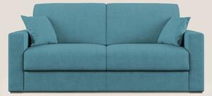 Best Divano letto matrimoniale in tessuto impermeabile T02 azzurro