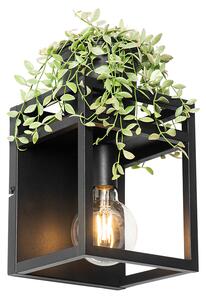 Lampada da parete intelligente nera con mensola inclusa Wifi G95 - Cage Rack