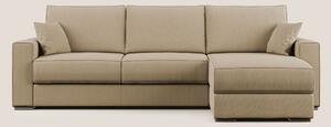 Dream Divano letto angolare in tessuto smacchiabile T05 beige