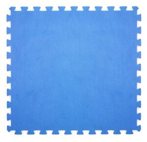 Tappeto Sottopiscina Morbido 6 Pezzi 60x60 cm Blu