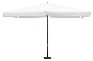 Ombrellone da Giardino 3x4 m Palo Ø48 mm Fantasy in Legno Bianco