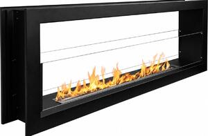 Divina Fire Camino a Bioetanolo da Incasso Bifacciale Biocamino 2 lati 120x40 Montefalco 120 - DF1200DS