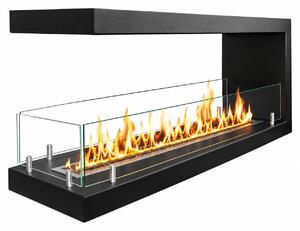 Divina Fire Camino a Bioetanolo da Incasso Trifacciale Biocamino 3 Lati 120x50 cm Maratea 120 - DF1200U