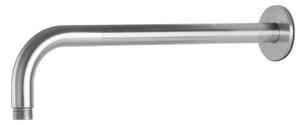 Braccio Soffione Doccia Tondo 30 cm in Acciaio Inox Satinato Nilo