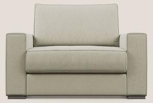 Dream poltrona letto in tessuto smacchiabile T05 panna