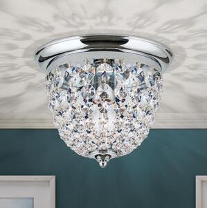 Orion DLU 1840/26-Plafoniera di cristallo PLAFOND 1xE27/40W/230V diametro 26 cm cromo