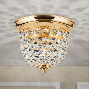 Orion DLU 1840/26-Plafoniera di cristallo PLAFOND 1xE27/40W/230V diametro 26 cm oro