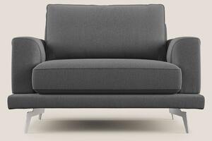 Dorian poltrona moderna in tessuto smacchiabile T05 antracite