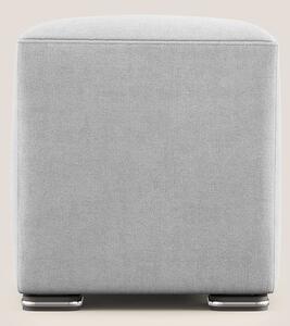 Cube pouf in tessuto morbido impermeabile T02 grigio chiaro